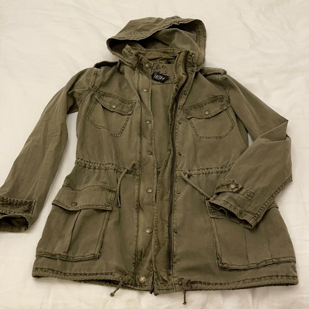 Talula Olive Green Military Jacket From Aritzia Gem
